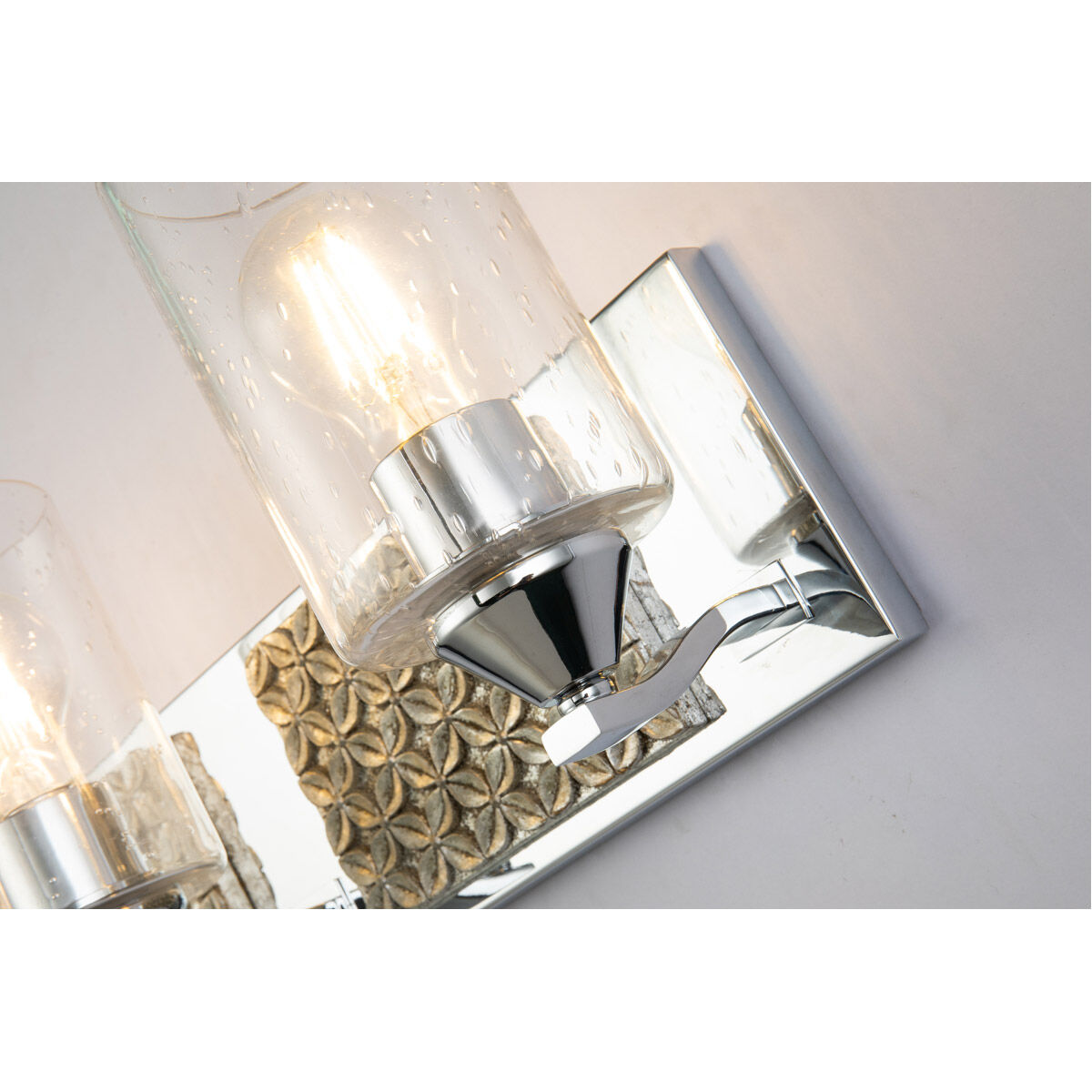 Arcadia 4 Light 31 inch PC Bath Light Wall Light in Polished Chrome